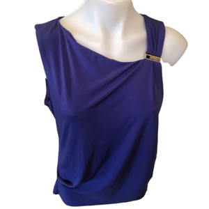Ivanka Trump Purple Sleeveless Top